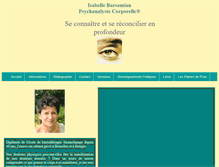 Tablet Screenshot of barsamian-psychanalyste.be